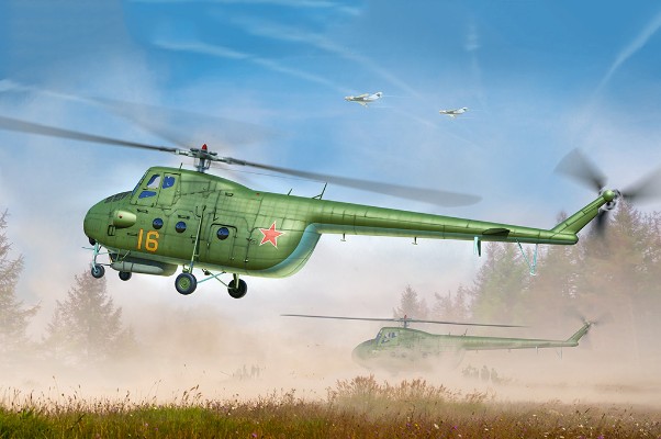 编号：05817 1/48 军用飞机系列 俄罗斯 米-4A“猎犬”直升机