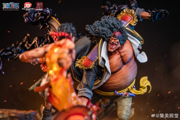 MINI STATUE 航海王 波特夹斯.D.艾斯 VS 马歇尔.D.提奇