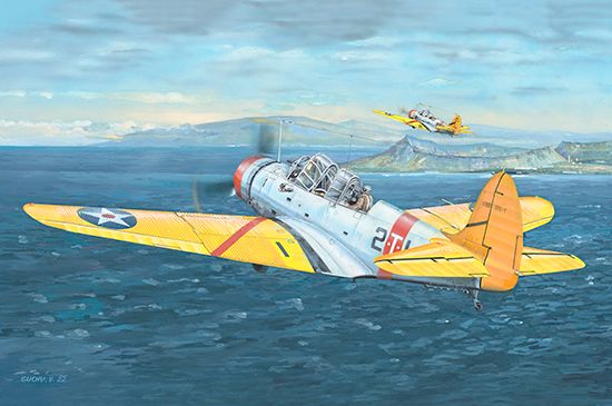 编号：02226 1/32 军用飞机系列 美国TBD-1“蹂躏者”鱼雷攻击机