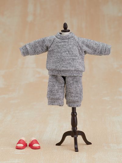 粘土娃 服装套组 休闲针织衫（黑色/灰色）
