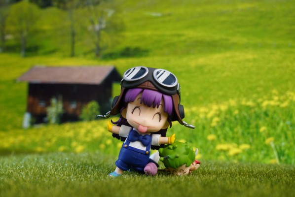 粘土人#1009 Dr Slump  则卷阿拉蕾&则卷宝瓜  猫耳
