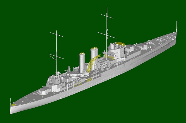 编号：06744 1/700 世界战舰系列 英国 皇家海军“埃克塞特”号 重型巡洋舰