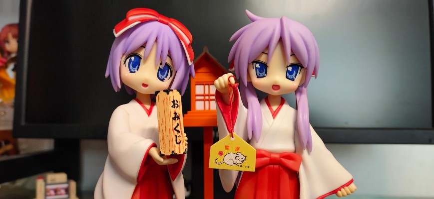 幸运星 柊 かがみ&柊司 New Year Shrine Miyazawa Ltd ver. 
