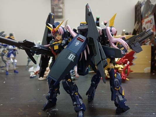 机娘计划 MS少女 机动戦士Z高达 RMS-154 バーザム&RX-178 高达Mk-II ティターンズ仕様 