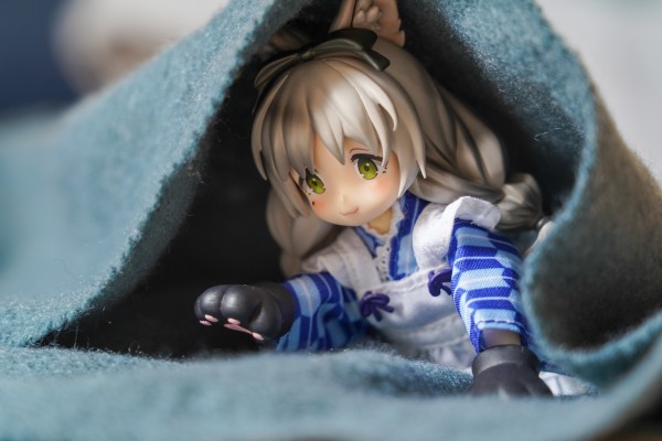 粘土人Doll 动物手掌零件套装（黑色）