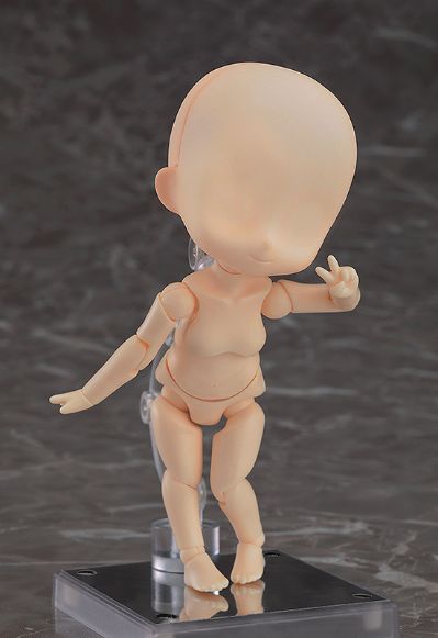 粘土娃 素体 1.1: 女孩 (桃色)