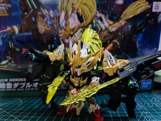 SDW HEROES SD高达世界 群英集 龙骑士传说 赵云00高达 指挥官组件
