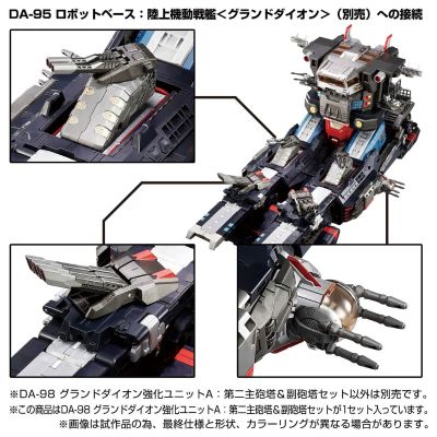 戴亚克隆 DA-98  陆地机动战舰强化组件A：第二主炮塔+副炮塔