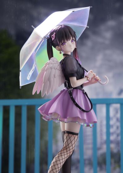打开雨伞 收起翅膀 心羽