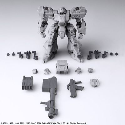 Structure Arts 前线任务系列 1/72比例模型套件系列1 Drake 浅灰色 4件套