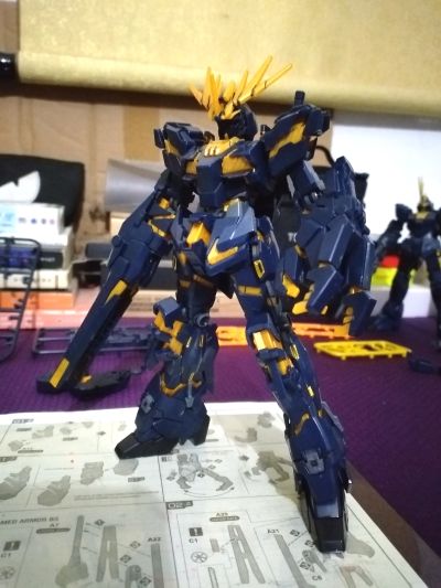 HGUC 1/144 	机动战士高达UC 	RX-0 独角兽高达2号机 报丧女妖 (毁灭模式)