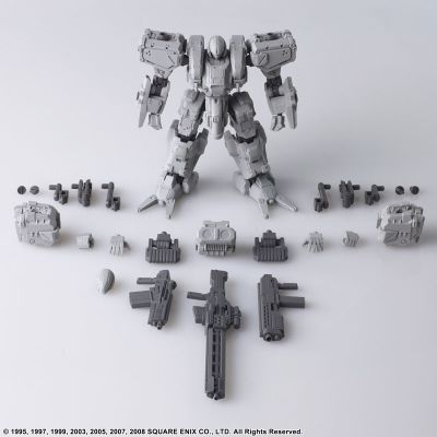 Structure Arts  前线任务系列 1/72比例模型套件系列1 Zenith 浅灰色 4件套