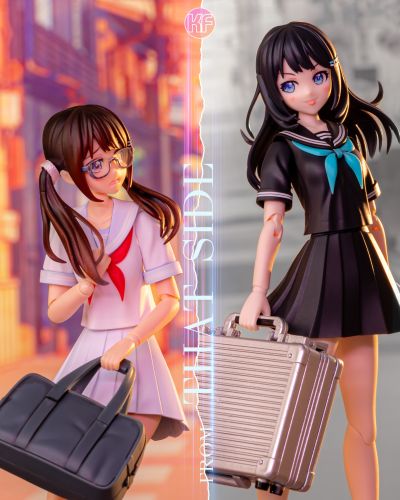 创彩少女庭园 结城圆【桃樱高中·夏装】Black Canvas