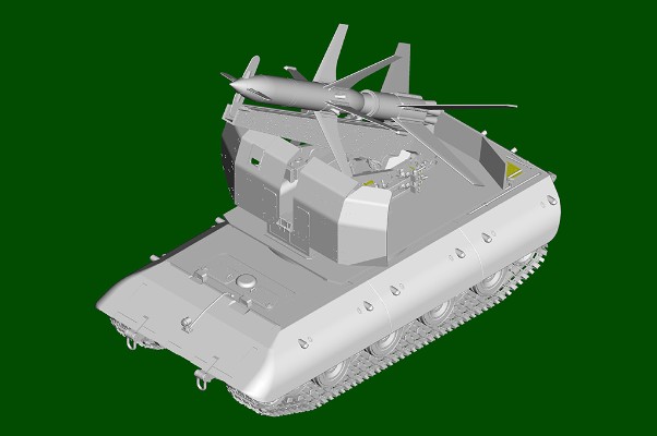 编号:09586 1/35 装甲车辆系列 E-100防空坦克(搭载“莱茵女儿”I火箭)