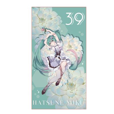 初音未来-39主题花之语 毛绒毯