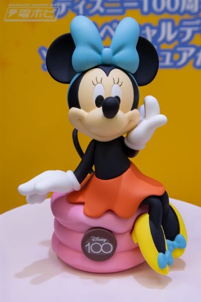 迪士尼总动员 软胶人偶 米妮 迪士尼100周年纪念款