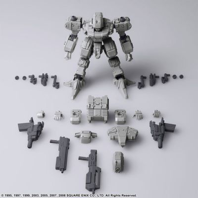 Structure Arts 前线任务系列 1/72比例模型套件系列3 GUST 浅灰色 4件套