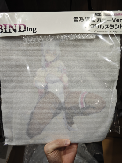 不善于社交的寡居雪女和被诅咒的戒指。 雪乃深冬 兔女郎 亚克力牌