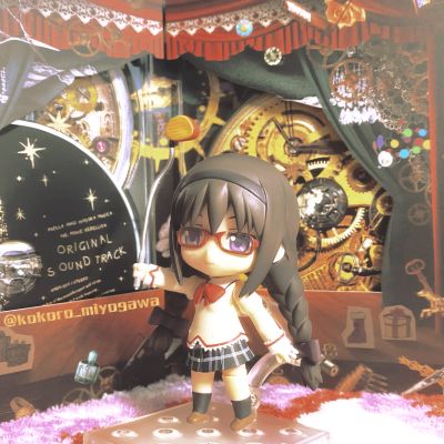 粘土人 #208 魔法少女小圆 晓美焰 学校统一版