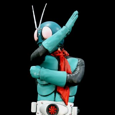 假面骑士 假面骑士1号 软胶手工模型套件 复刻版