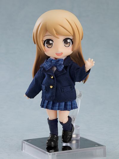 粘土娃 服装套组 制服外套:女孩（藏青色/粉红色）