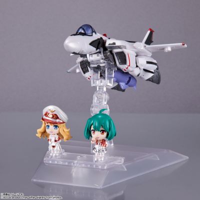 TINY SESSION 超时空要塞F VF-25F 弥赛亚女武神（早乙女有人专用）+兰花+雪莉 -金属色-