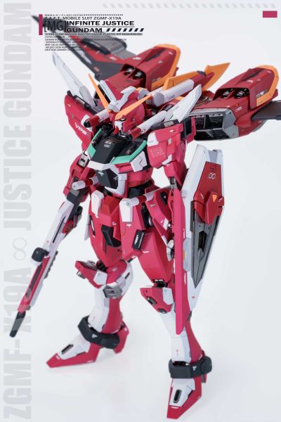 MG #114 机动战士高达SEED DESTINY ZGMF-X19A无限正义高达 30th Anniversary Clear Parts 