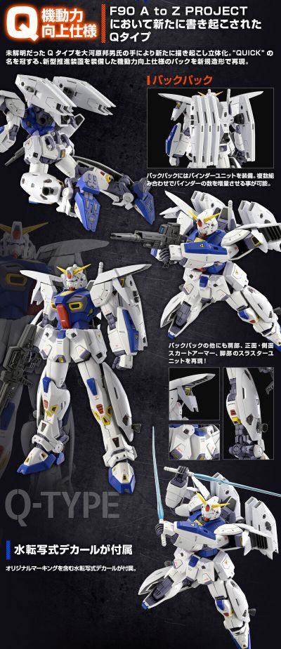 MG 机动战士高达F90  F90高达配件包 作战装备 J型+Q型