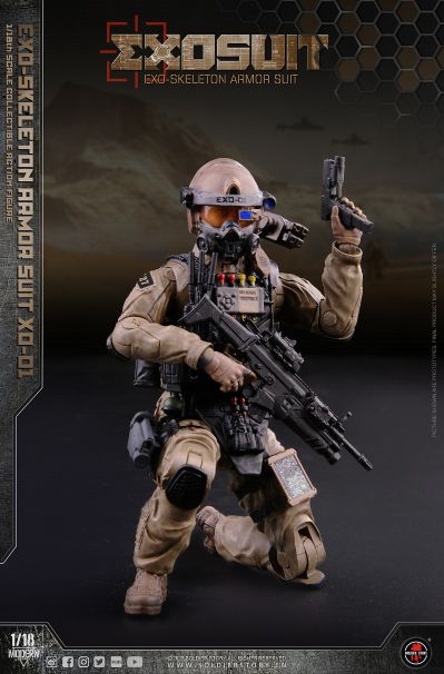 SSE001 EXO 外骨骼装甲服XO-01 可动收藏人偶