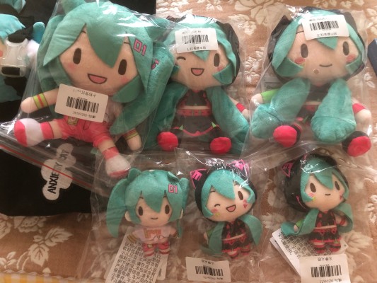 初音未来系列 可爱软绵绵玩偶 演唱会版本