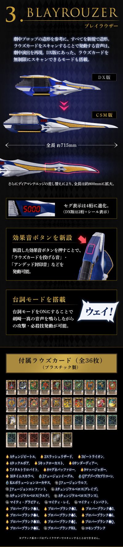 CSM 假面骑士剑 剑带扣+觉醒吸收器+剑觉醒器