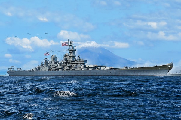编号：06747 1/700 世界战舰系列 美国“密苏里”号战列舰BB-63