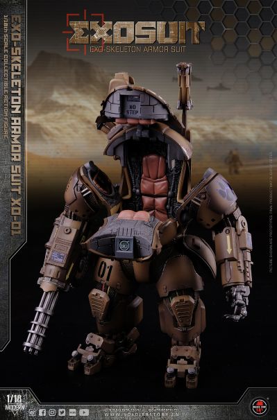 SSE001 EXO 外骨骼装甲服XO-01 可动收藏人偶
