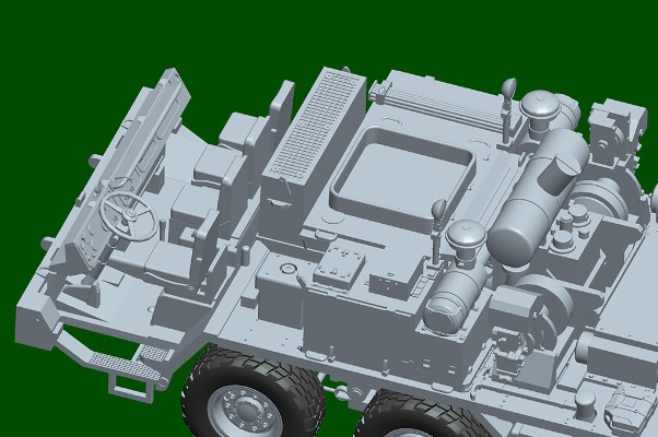 编号:07196 1/72 装甲车辆系列 德国SLT -56象式拖车牵引56t半挂车