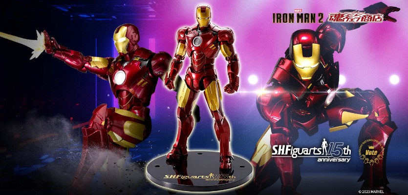 S.H.Figuarts 钢铁侠2 钢铁侠 4号装甲 -S.H.Figuarts15周年纪念版-