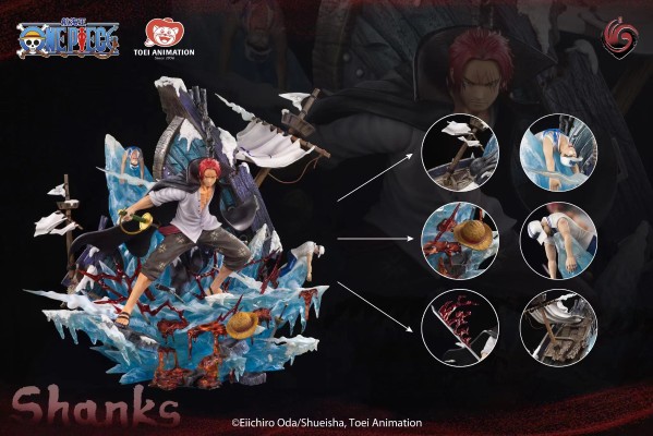 航海王 红发·杰克斯 1/6 雕像