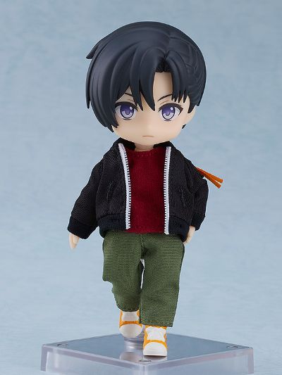 粘土娃 特别服装套组 外套 与 围裙穿搭（黑色/卡其绿/米色）