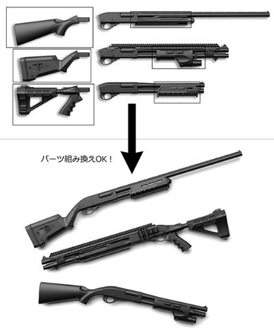 小军械库 LA093 M870战术霰弹枪