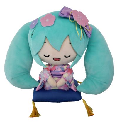 初音未来 毛绒玩偶 蓝色