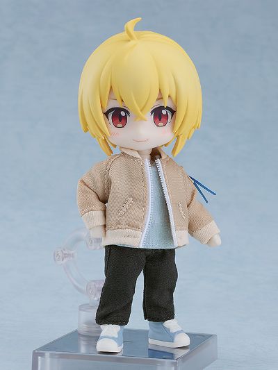 粘土娃 特别服装套组 外套 与 围裙穿搭（黑色/卡其绿/米色）