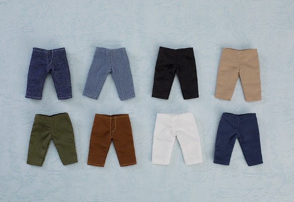粘土娃 服装 裤子 (丹宁裤（藏青色）/丹宁裤（蓝色）/黑色/米色/卡其绿/棕色/白色/藏青色)