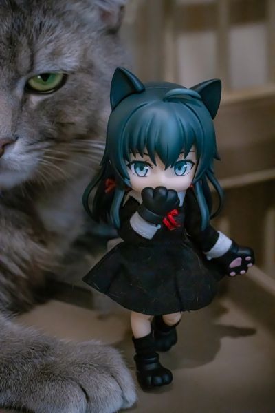 粘土人Doll 动物手掌零件套装（黑色）
