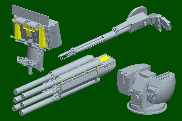 编号:01087 1/35 装甲车辆系列 俄罗斯BAZ-6909卡车96K6式“铠甲”-S1防空系统