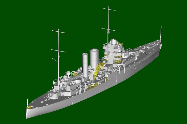编号：06745 1/700 世界战舰系列 英国皇家海军“约克”号重型巡洋舰