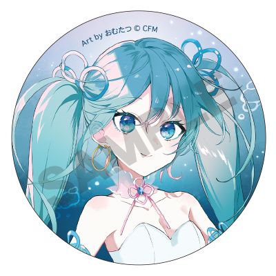 初音未来 徽章两个装 夏日海边