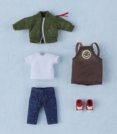 粘土娃 特别服装套组 外套 与 围裙穿搭（黑色/卡其绿/米色）