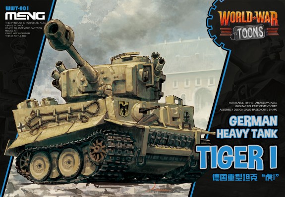 WWT-001 卡通世界大战 德国重型坦克“虎I”