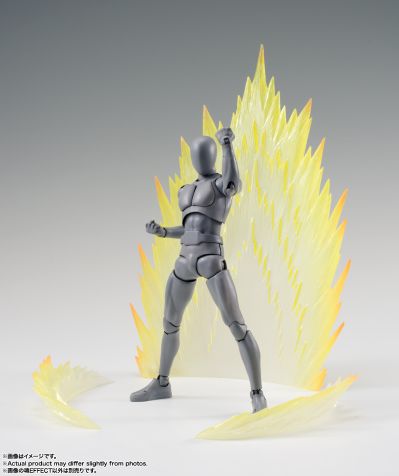 魂EFFECT 黄色气场特效件 S.H.Figuarts配件