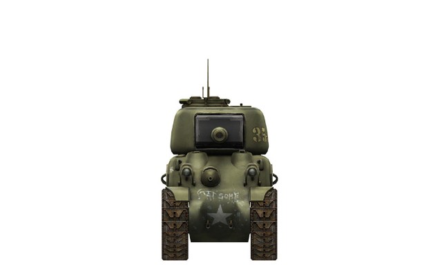 WWT-002 卡通世界大战 美国中型坦克M4A1“谢尔曼”
