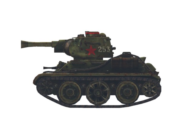 WWT-006 卡通世界大战 苏联T-34/76中型坦克